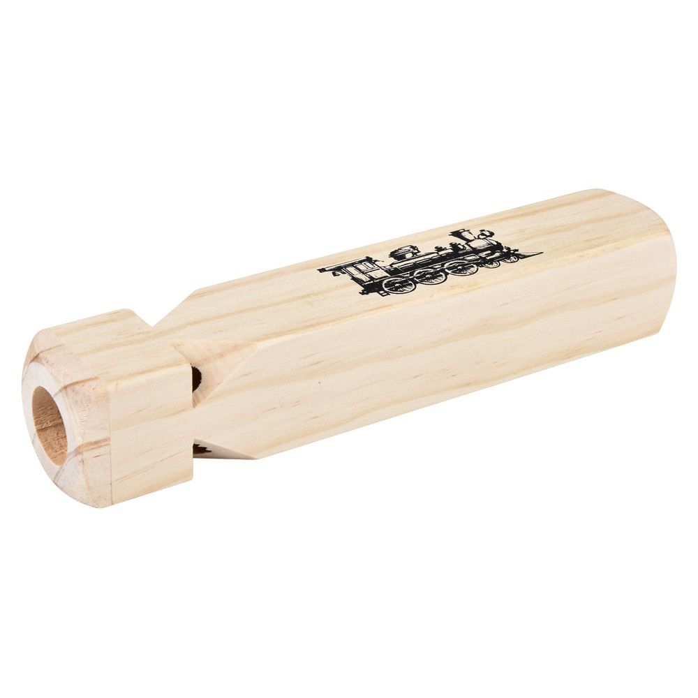 108 pieces 7.5" Wooden Train Whistle - Store