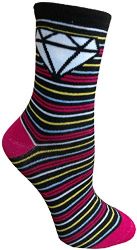 Yacht&smith 5 Pairs Of Womens Crew Socks, Fun Colorful Hip Patterned Everyday Sock (color Prints a) - Womens Crew Sock