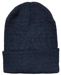 36 Pieces Yacht & Smith Unisex Winter Warm Beanie Hats In Solid Black - Winter Beanie Hats
