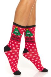 24 Pairs Yacht & Smith Christmas Holiday Socks, Sock Size 9-11 - Womens Crew Sock