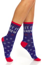 24 Pairs Yacht & Smith Christmas Holiday Socks, Sock Size 9-11 - Womens Crew Sock