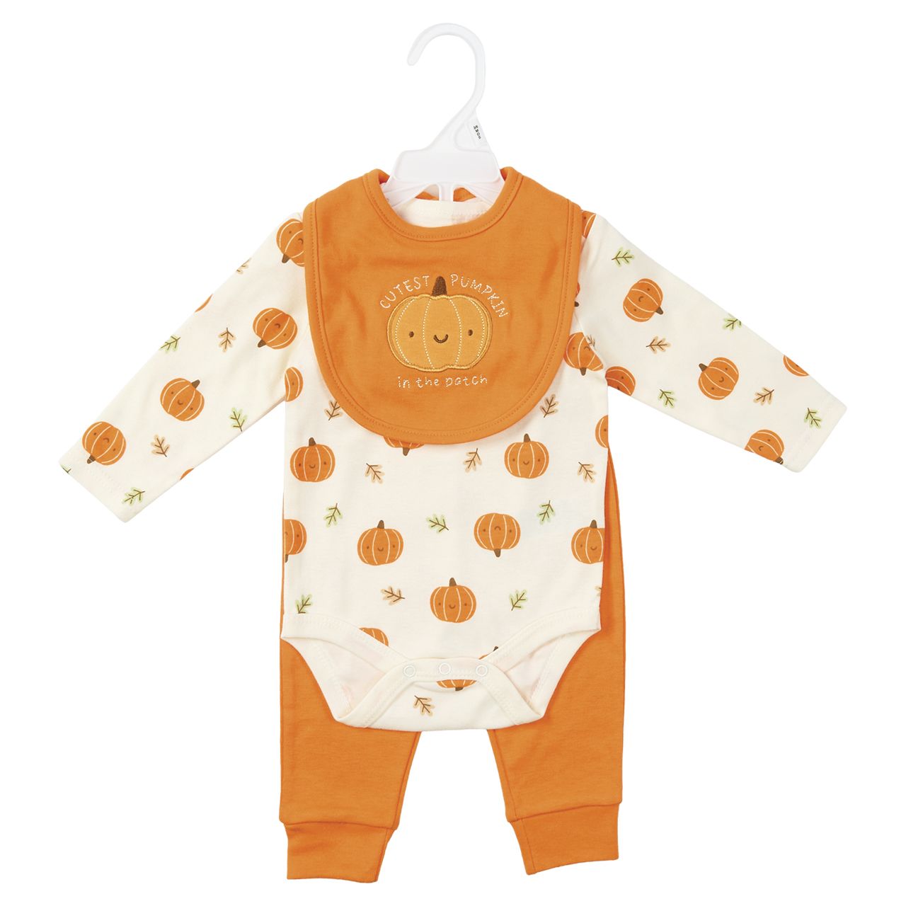 48 pieces 3-Piece Baby Clothing Set - Cutest Pumpkin In The Patch - Baby Apparel