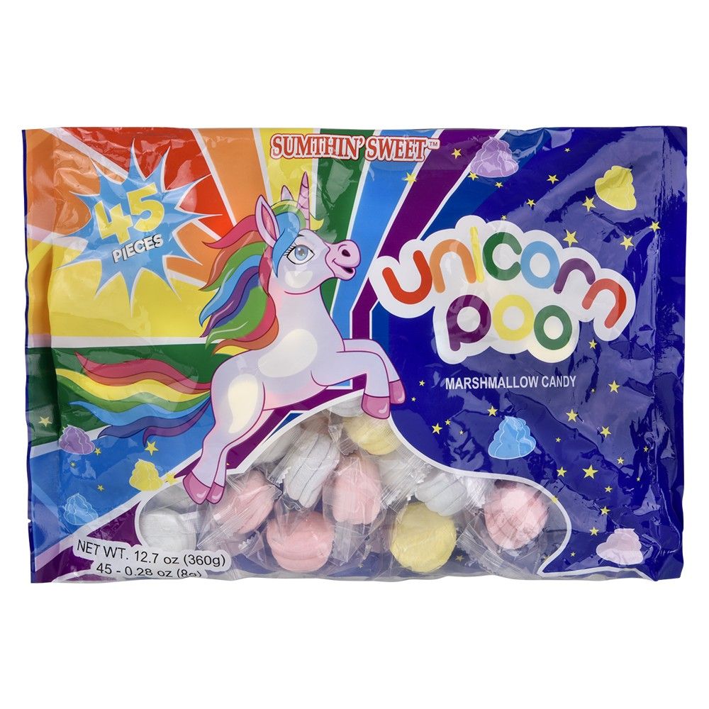 540 pieces Sumthin Sweet Unicorn Poo Marshmallow Candy - Food & Beverage