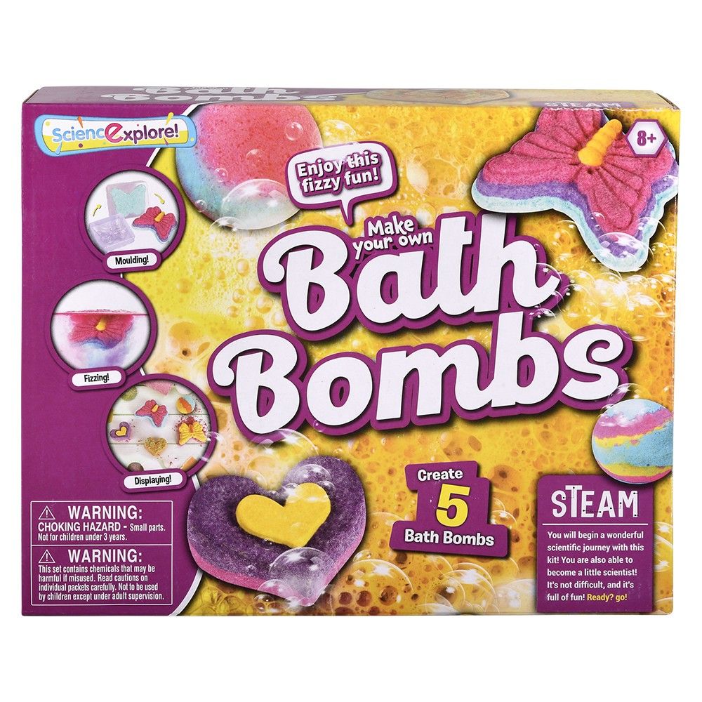 12 pieces EdU-Stem Bath Bomb Science Kit - Store