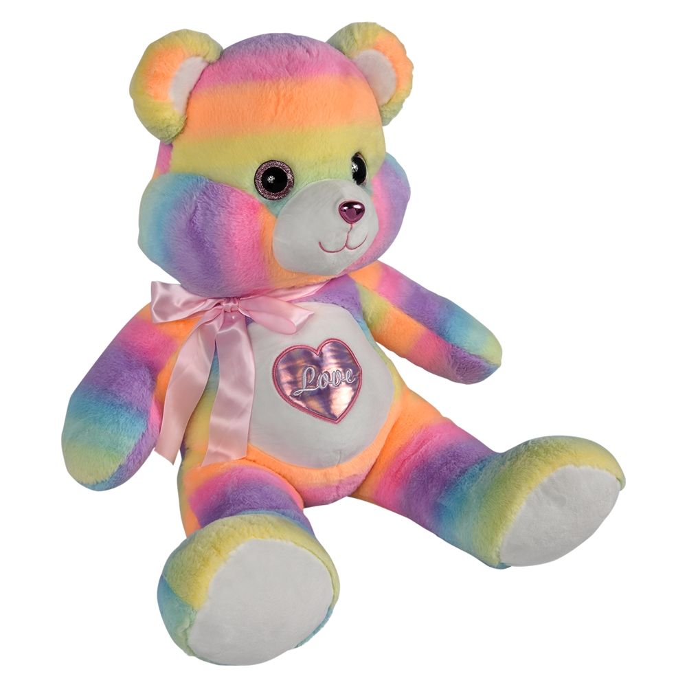 2 Wholesale 32 inch Cotton Candy Heart Bear (ss)