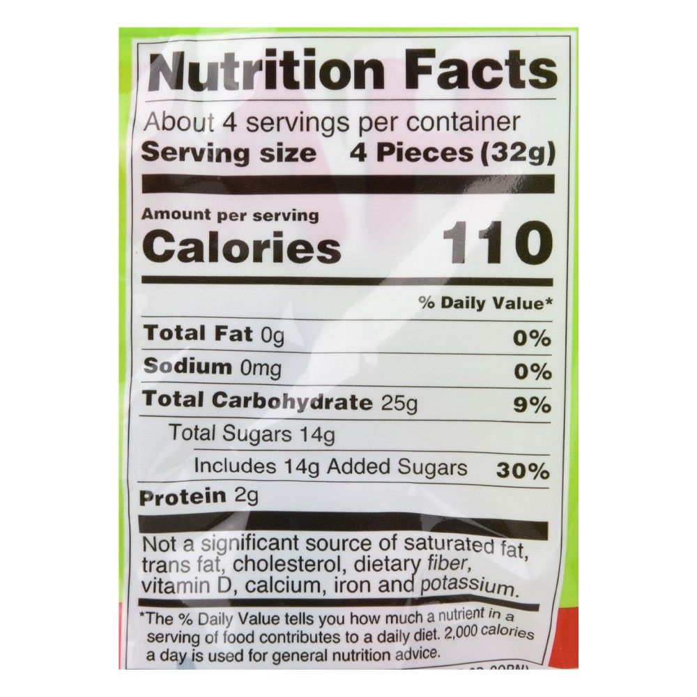 12 pieces Peg Bag Haribo Rainbow Worms 5oz - Food & Beverage