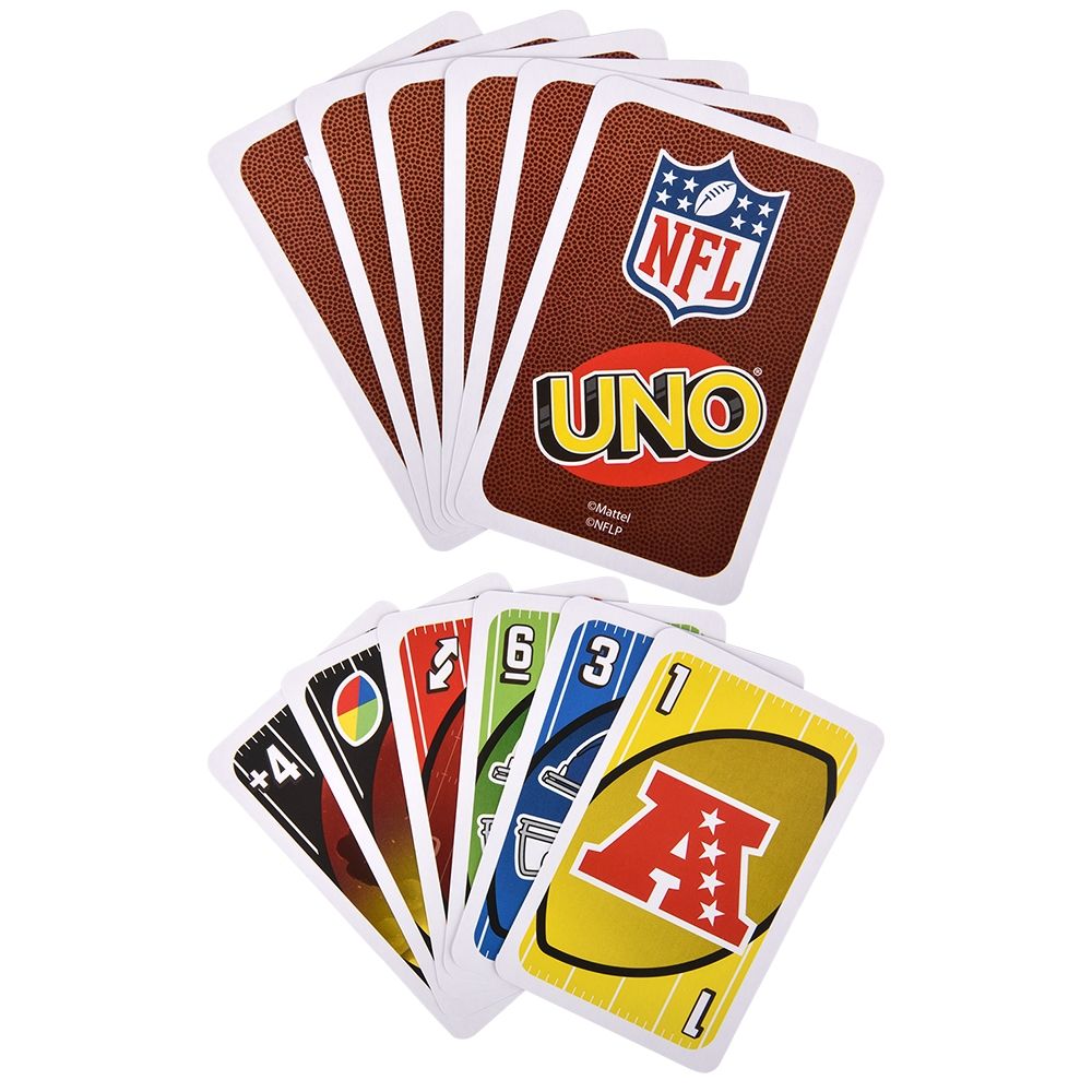 8 of Mattel Card Games Uno Uno Nfl