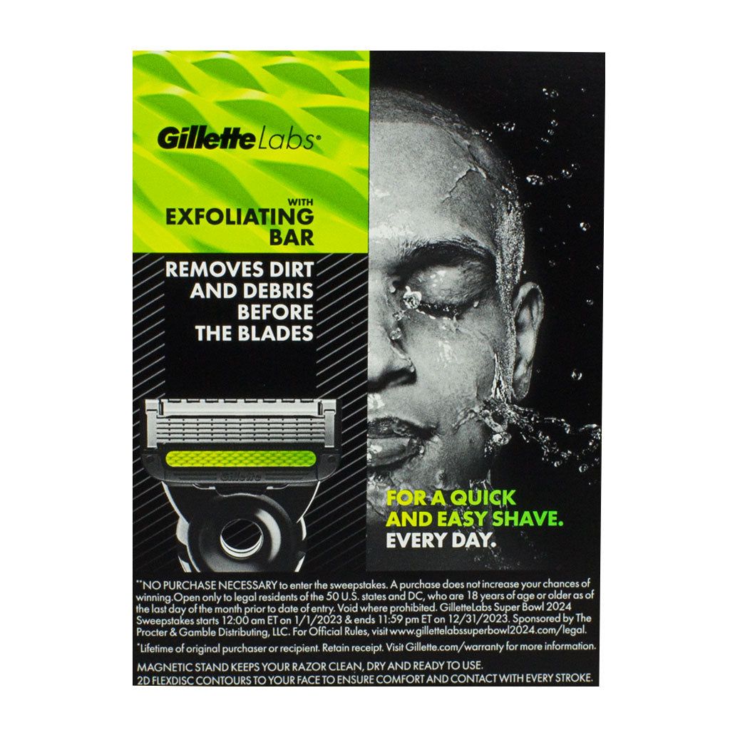 18 Pieces of GilletteLabs Razor 1 Handle and Blade Refill + 1 Premium Magnetic Stand