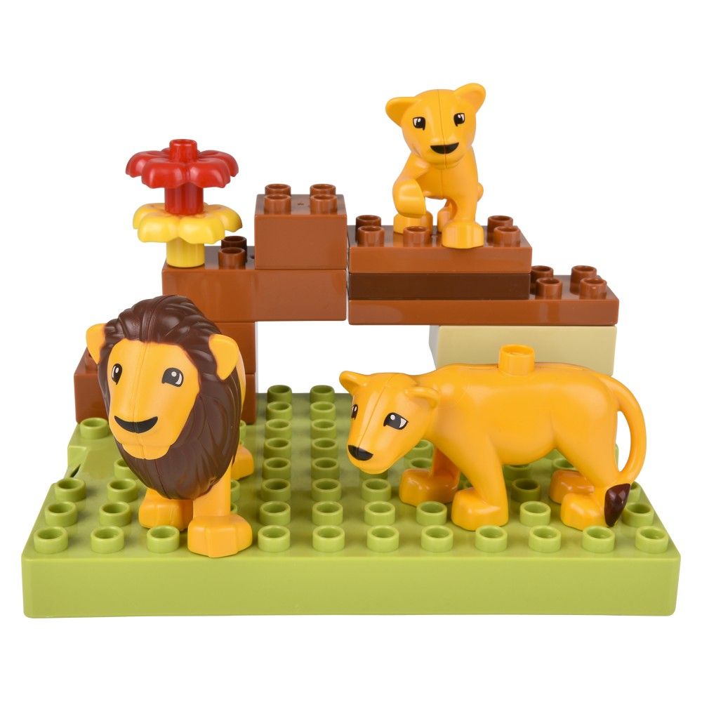 12 pieces Block Scene Lion15pcs - Store