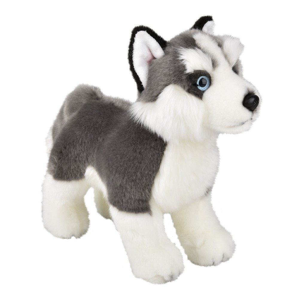 12 pieces 12" Heirloom Standing Husky - Plush Toys