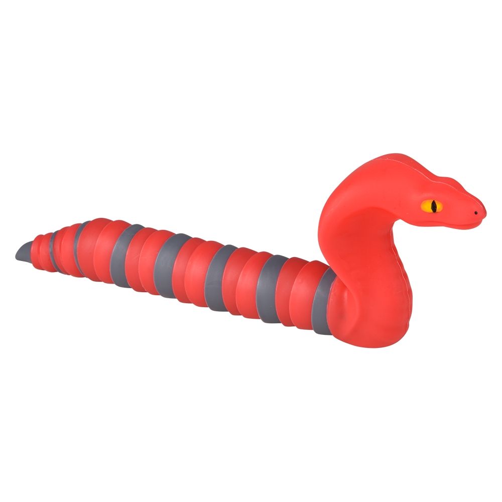 96 pieces 8 inch Wiggle Sensory King Cobra 12ct - Magic & Joke Toys