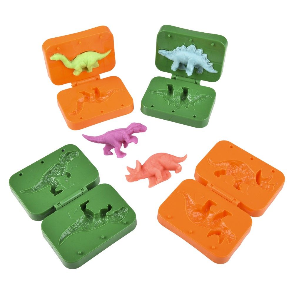 12 pieces Creative Dough Dinosaur Mobile Playset - Animal & Reptiles