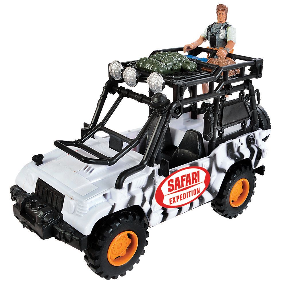 12 pieces Safari Expedition 4 X 4 Truck Set - Car, Planes, Trains & Bikes