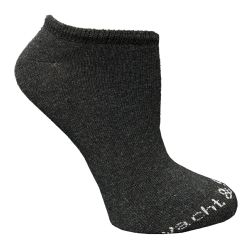 48 Pairs Yacht & Smith Women's Gray No Show Ankle Socks Size 9-11 - Womens Ankle Sock
