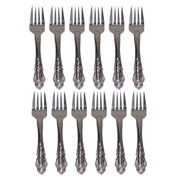 48 pieces 12 Pcsstainless Steel Fork Set - Kitchen Cutlery