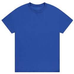36 Pieces Men's Cotton Short Sleeve T-Shirt Size X-Large - Blue - Solid T-Shirts