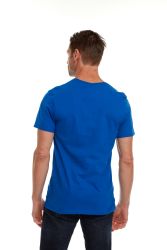 36 Pieces Men's Cotton Short Sleeve T-Shirt Size X-Large - Blue - Solid T-Shirts