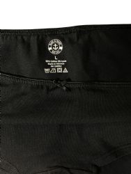18 Wholesale Yacht & Smith Womens Cotton Lycra Underwear Black Panty Briefs In Bulk, 95% Cotton Soft Size Small