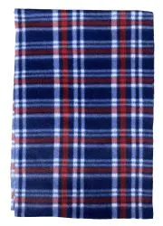 Yacht & Smith Assorted Plaid Fleece Scarfs - 60"x12" Inches