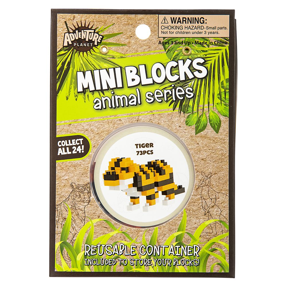 60 pieces Mini Blocks Tiger - Puzzles