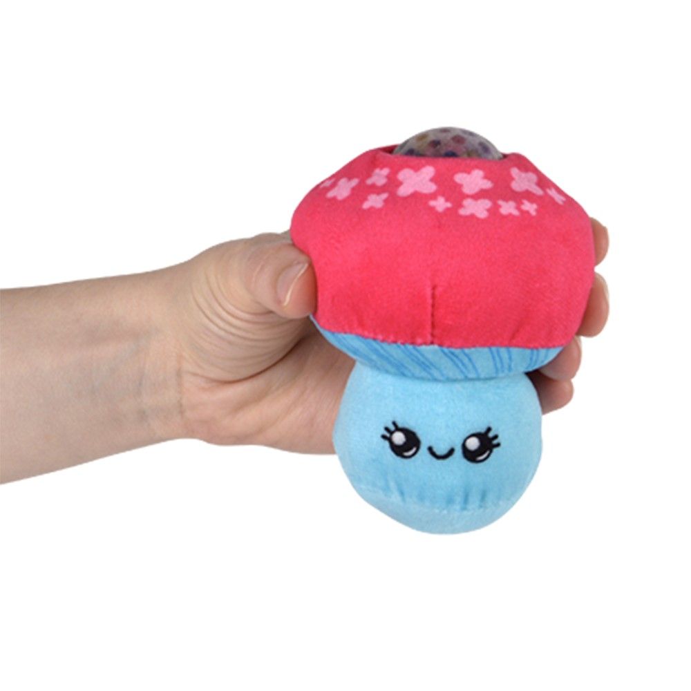 72 pieces 3" Mushroom Squeezy Bead Plush Ball - Plush Toys