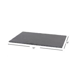 6 Wholesale Home Basics 12x 16 Slate Cutting Board, Black