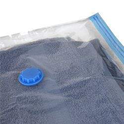 12 Wholesale Home Basics Plastic Vacuum Storage Bags, (Pack of 3)