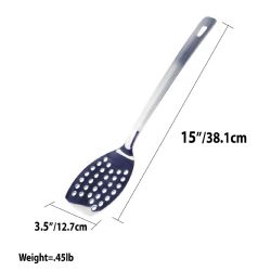 24 Wholesale Home Basics Stainless Steel Ladle Turner, Silver