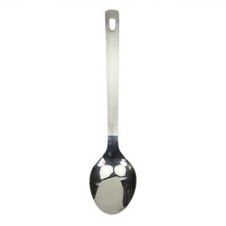 24 Wholesale Home Basics Stainless Steel Serving Spoon, Silver