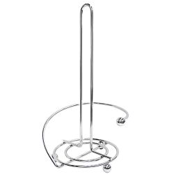 12 Wholesale Home Basics Wire Collection Chrome Plated Steel Paper Towel Holder, Chrome