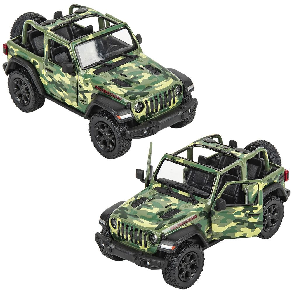 72 pieces of 5" DiE-Cast 2018 Jeep Wrangler Camo Open Top