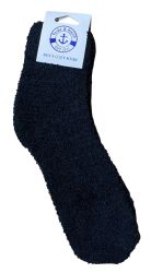 24 Pairs Men's Soft & Cozy Fuzzy Socks [solid Colors] - Men's Fuzzy Socks