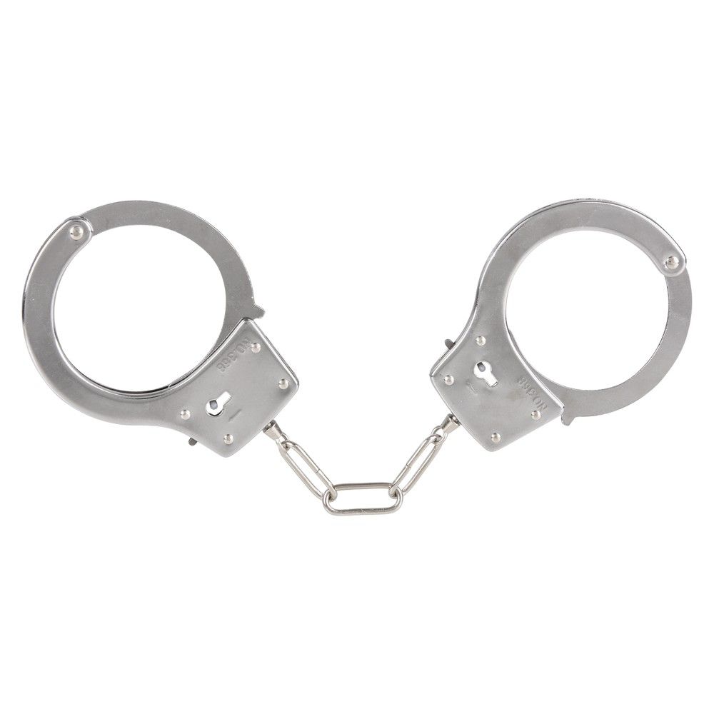 48 pieces 10" Wild West Diecast Metal Handcuffs - Toy Weapons