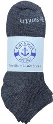 48 Pairs Yacht & Smith Womens 97% Cotton Shoe Liner Training Socks, No Show, Thin Low Cut Sport Ankle Bulk Socks, 9-11 Gray - Womens Ankle Sock