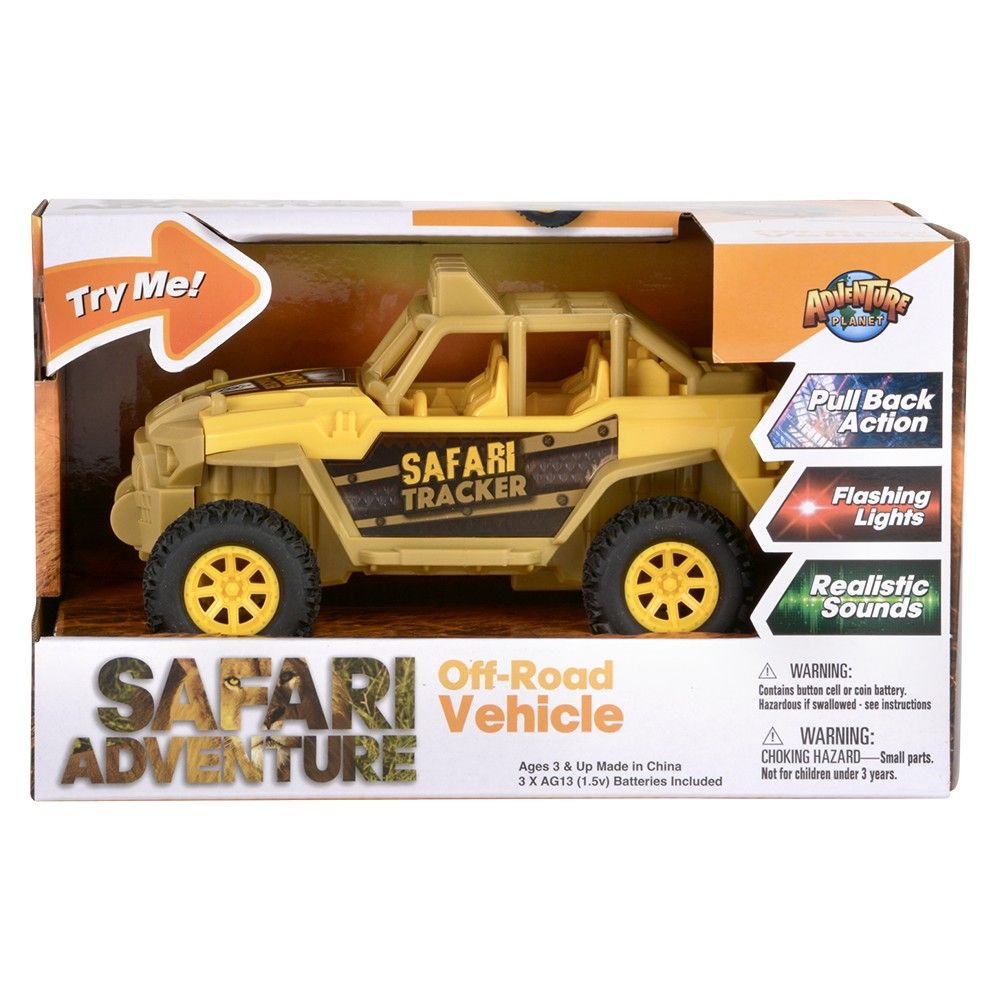 24 pieces 7" OfF-Road Vehicle Safari - Car, Planes, Trains & Bikes