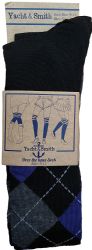 6 Wholesale 6 Pairs Of Yacht & Smith Womens Over The Knee Socks, Assorted Soft, Cotton Colorful Patterned