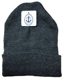 24 of Yacht & Smith Unisex Assorted Dark Colors Adult Winter Beanies