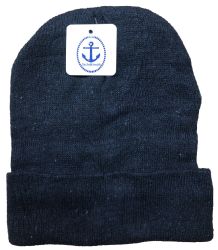 24 of Yacht & Smith Unisex Assorted Dark Colors Adult Winter Beanies