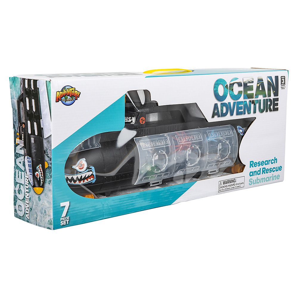 6 pieces Submarine With Ocean Animals - Animal & Reptiles