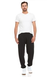 24 Wholesale Men's Fruit Of The Loom Sweatpants Joggers With Draw String And Pockets Size 2xl