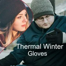 Yacht & Smith Unisex Warm Winter Hats & Glove Set - 2 Piece