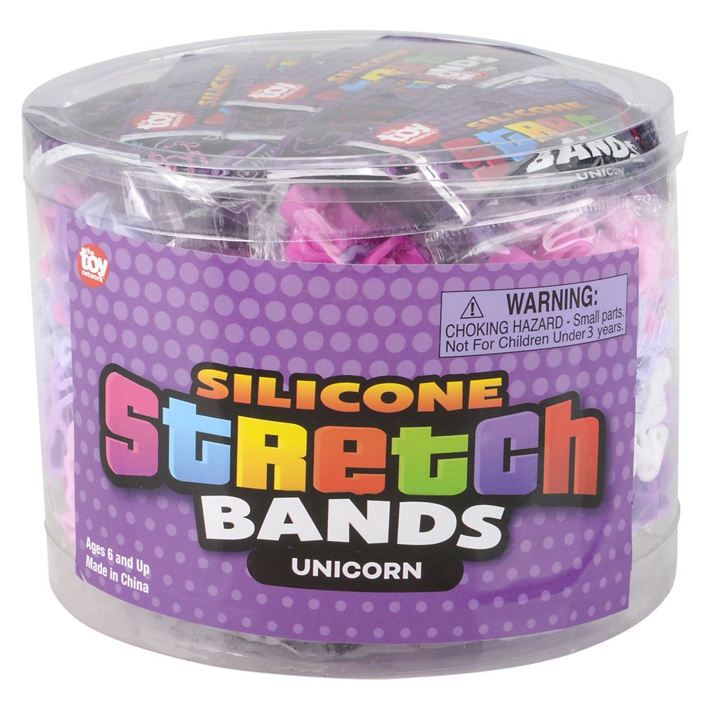 288 pieces Unicorn Silicone Stretch Bands - Rubber Bands