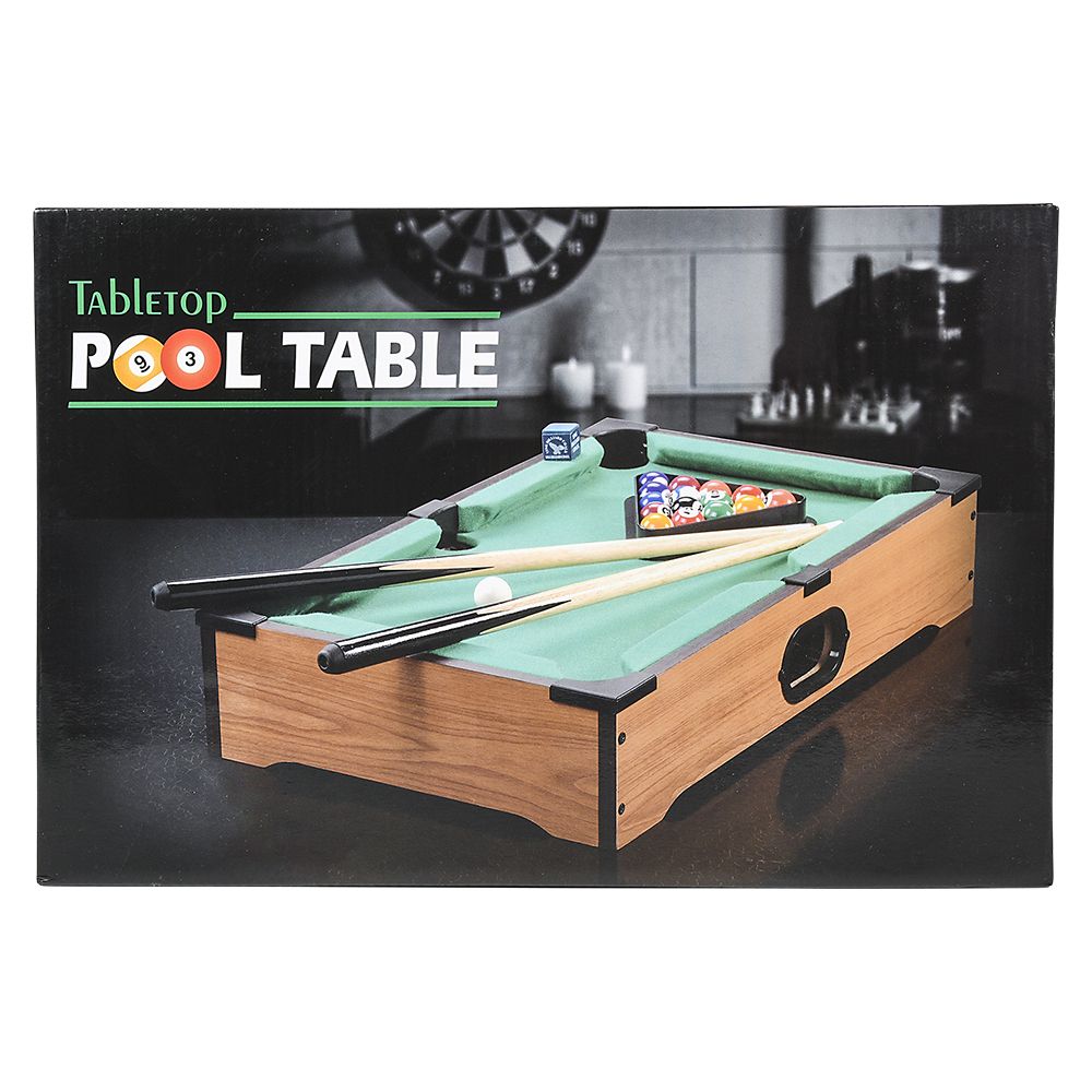 12 pieces Pool Table 13.75"x9"x3" - Sports Toys