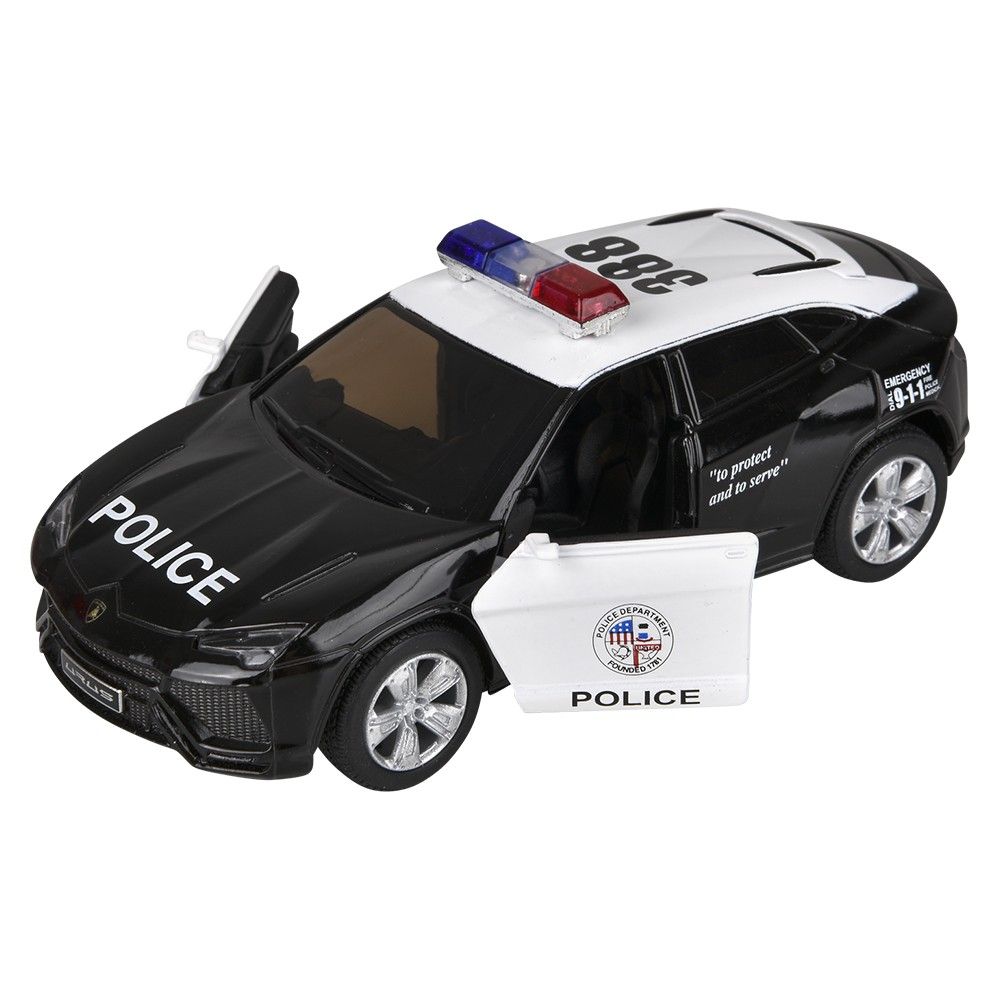 144 pieces 5" DiE-Cast Pull Back Lamborghini Urus Police Car - Car, Planes, Trains & Bikes