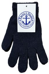 48 Wholesale Yacht&smith 48 Pairs Winter Gloves, Assorted Solid Colors, Warm Acrylic Womens Gloves