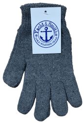 72 Wholesale Yacht & Smith Men's Winter Gloves, Magic Stretch Gloves In Assorted Solid Colors Bulk Pack