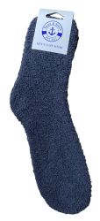 60 Pairs Yacht & Smith Men's Warm Cozy Fuzzy Socks Solid Assorted Colors, Size 10-13 - Men's Fuzzy Socks