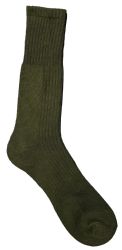 120 Wholesale Yacht & Smith Men's Army Socks, Military Grade Socks Size 10-13 Solid Army Green
