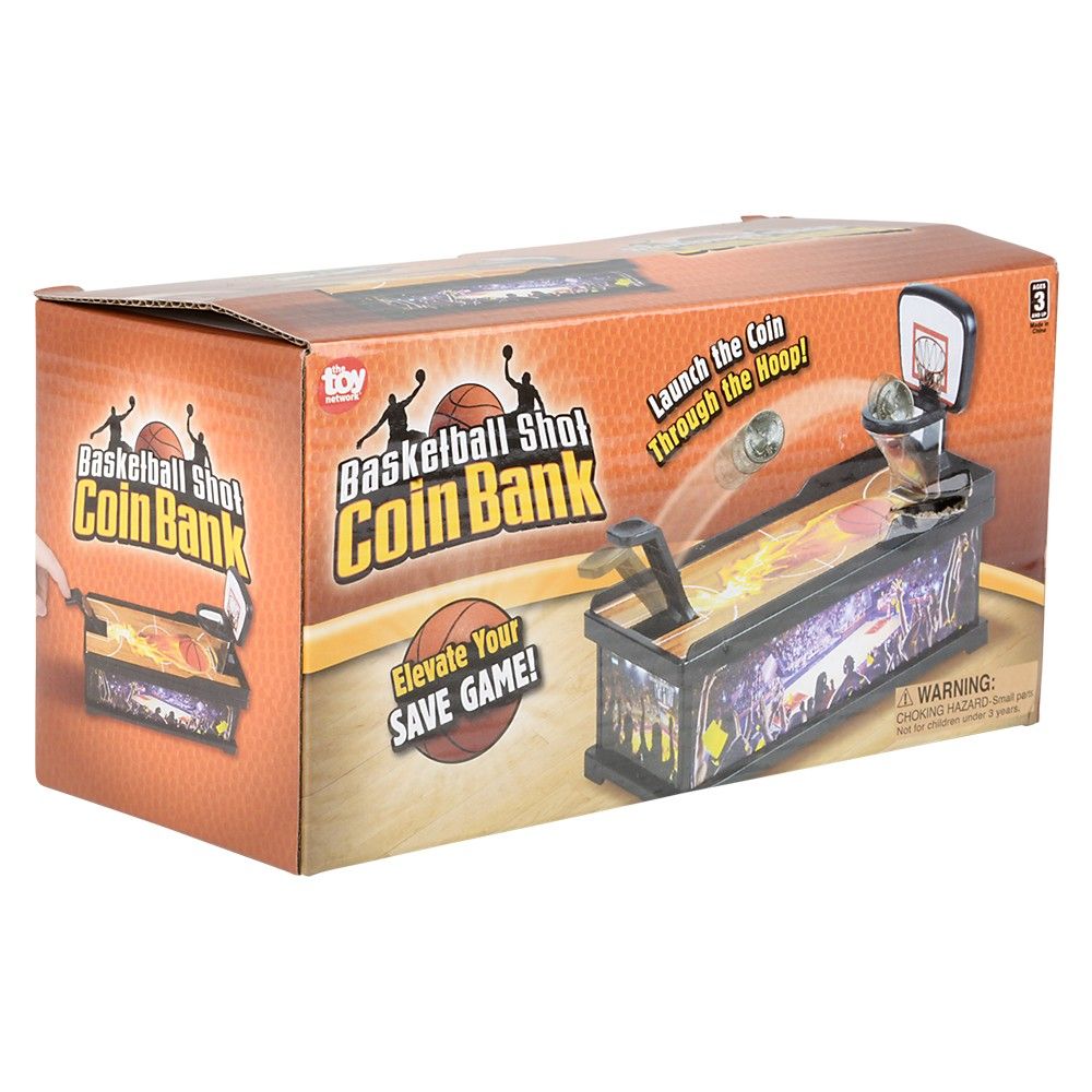 24 pieces 8.5" Basketball Shot Coin Bank - Balls