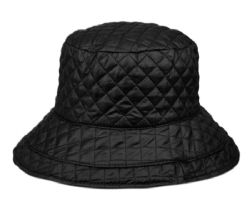 12 Pieces Quilted Stitch Rain Bucket Hat - Bucket Hats